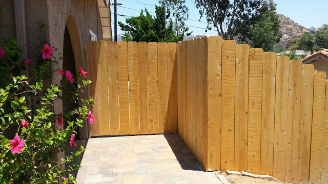wood fence