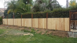 wood fence