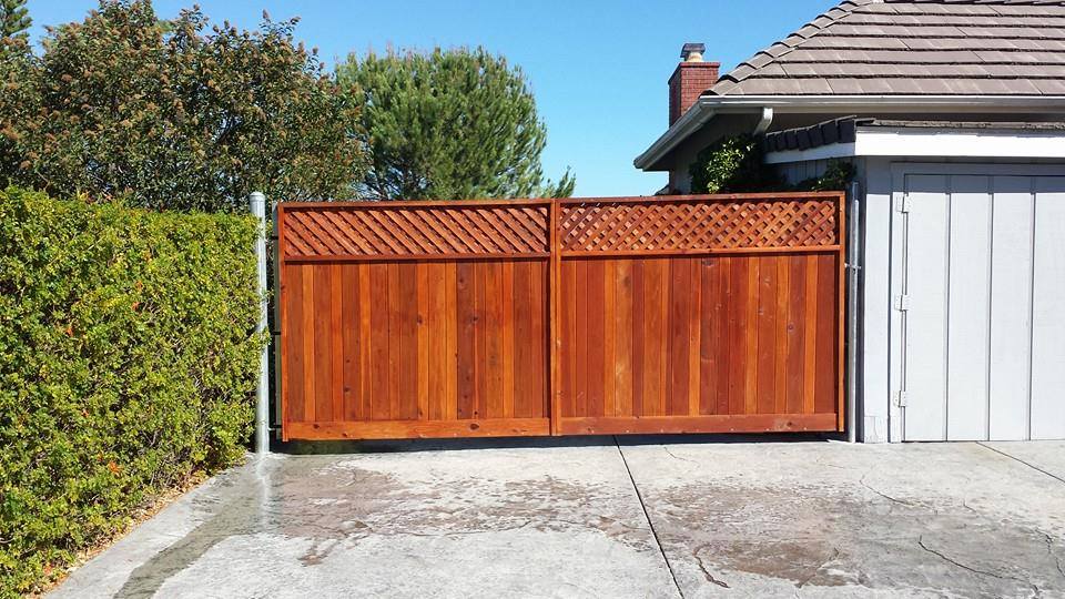 wood gate