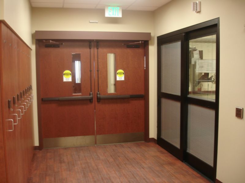 Automatic swing door operators and ICU doors for hospitals