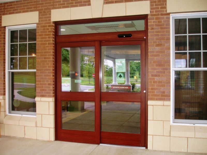 Wood Grain painted finish doors