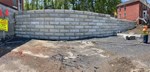 Coxsackie Apartments Parking Retaining Wall