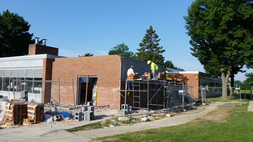 Chiller enclosure progress