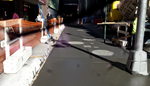 New Sidewalks at Winter Garden Theatre in Times Square, NYC