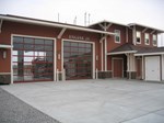 Glass and Aluminum Bay Doors for Firestations