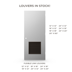 Louvers in stock; custom louvers prepped for quick delivery!