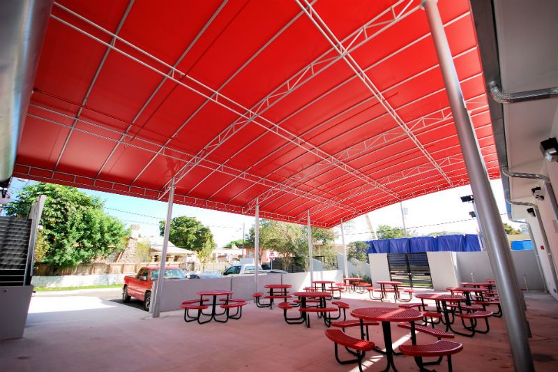 Canopy for School Patio Area