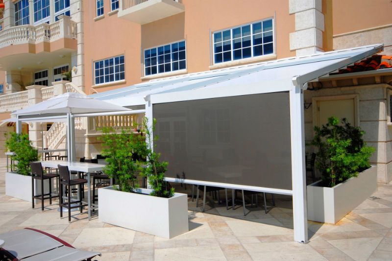 Resort Patio Roller Screens