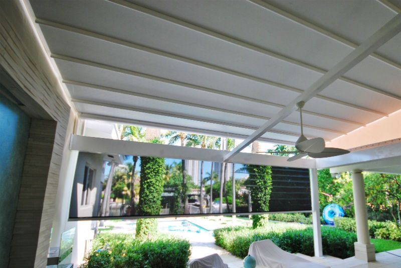 Residential Patio Roller Screens