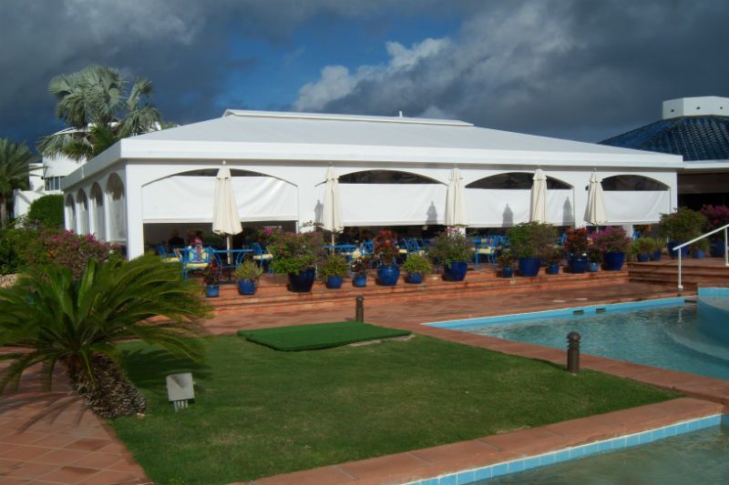 Resort Patio Rolldown Curtains