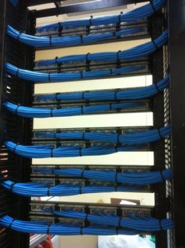Cat6 And Fiber Optic Cable Installation by DataTel Network Cabling in ...