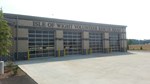 Insulated Full Vision Sectional Doors at Fire Station -  Isle of Wight, VA