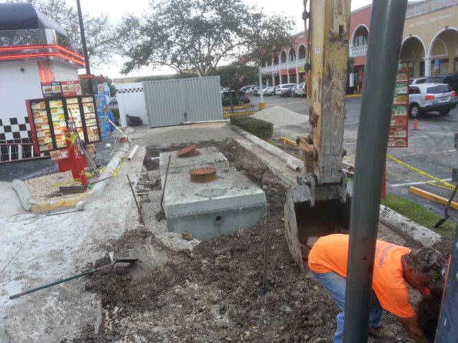 Checkers Sewer Tie-In Photo 3