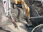 Commercial Demolition- Excavating, Screening & Concrete Removal
