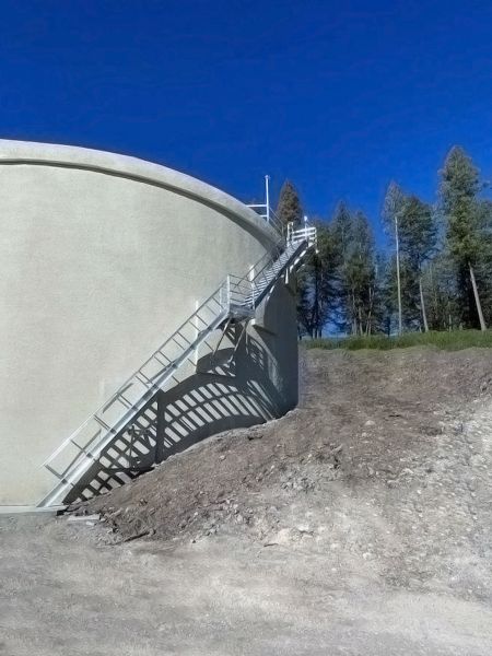 Custom Ship Ladder with Platforms