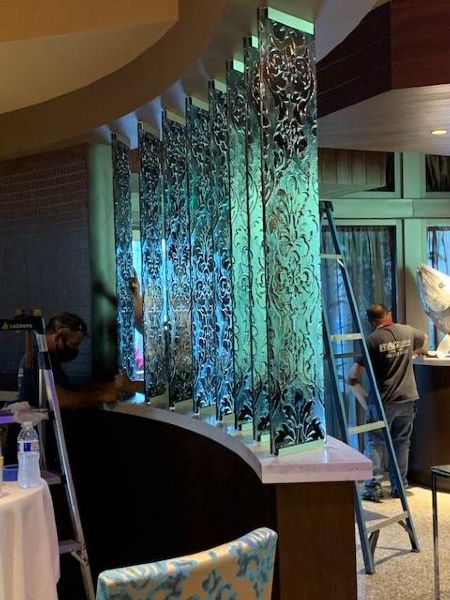 Handmade Glass Installation
