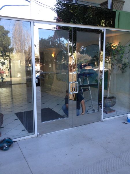Valerio Apartment Complex Entrance Doors