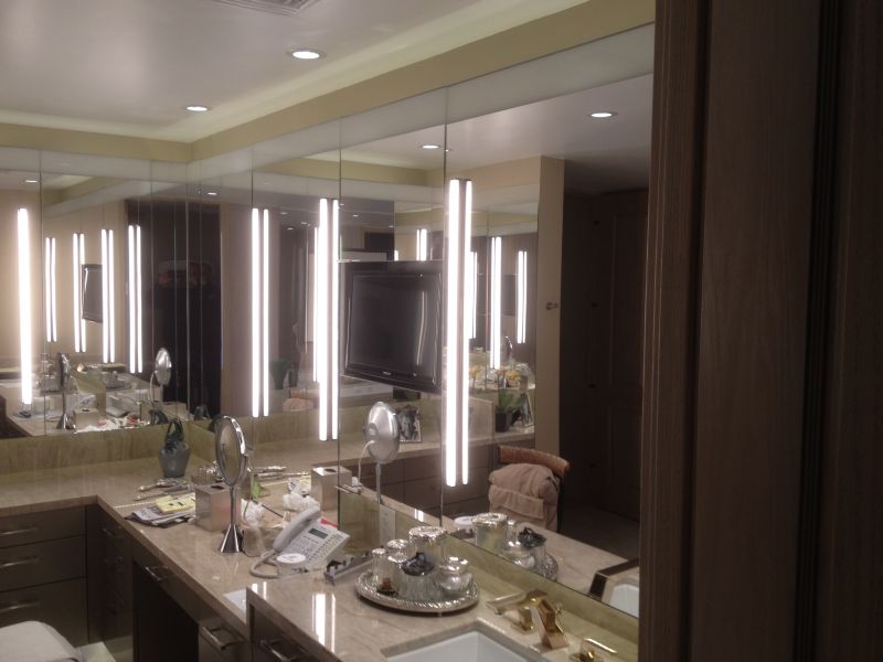 Sand Blasted Mirror Installation #2