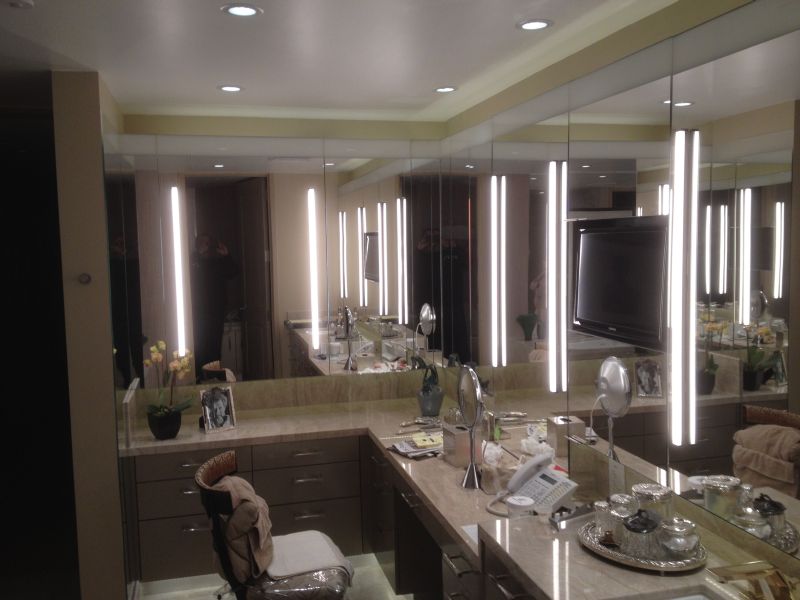 Sand Blasted Mirror Installation #3