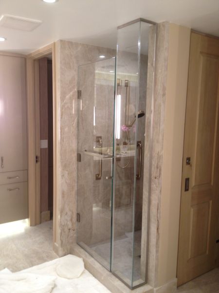 Master Bath Frameless Shower