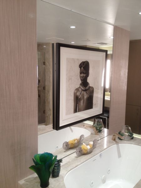 Master Bath Mirror Installation