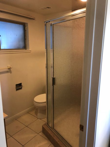 Custom Angle Shower Door