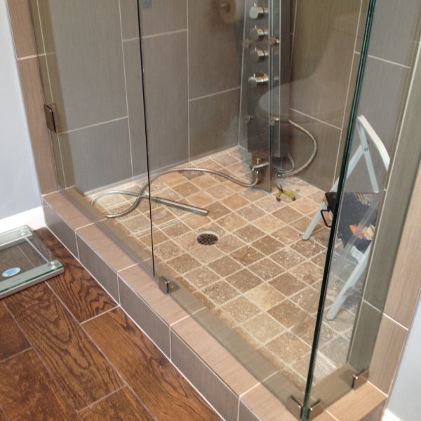 Frameless Shower
