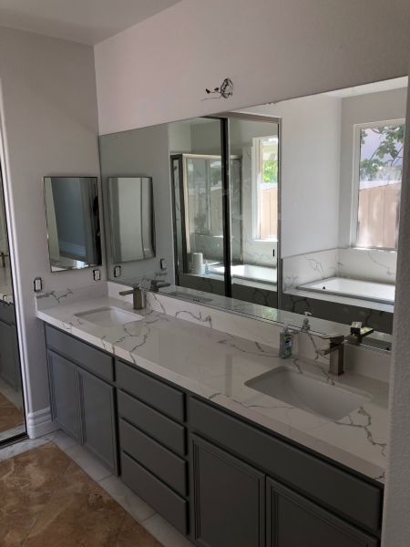 New Restroom Mirror Install #1