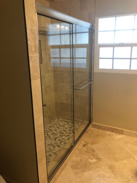 Chrome Frameless Shower Door #2