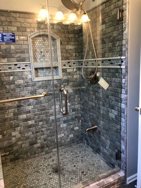 Frameless Shower Door #1