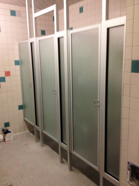 Cummings Construction Shower Partition (After)