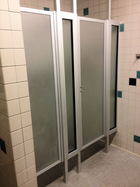 Cummings Construction Shower Partition (After)