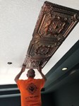 Tin Ceiling Installation