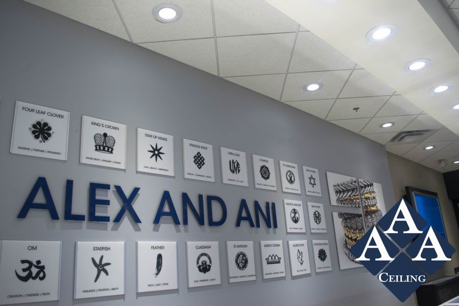 Delores Jewelers : Alex and Ani Wall (Finished product)