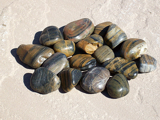Exotic Pebbles: Tiger Stripe