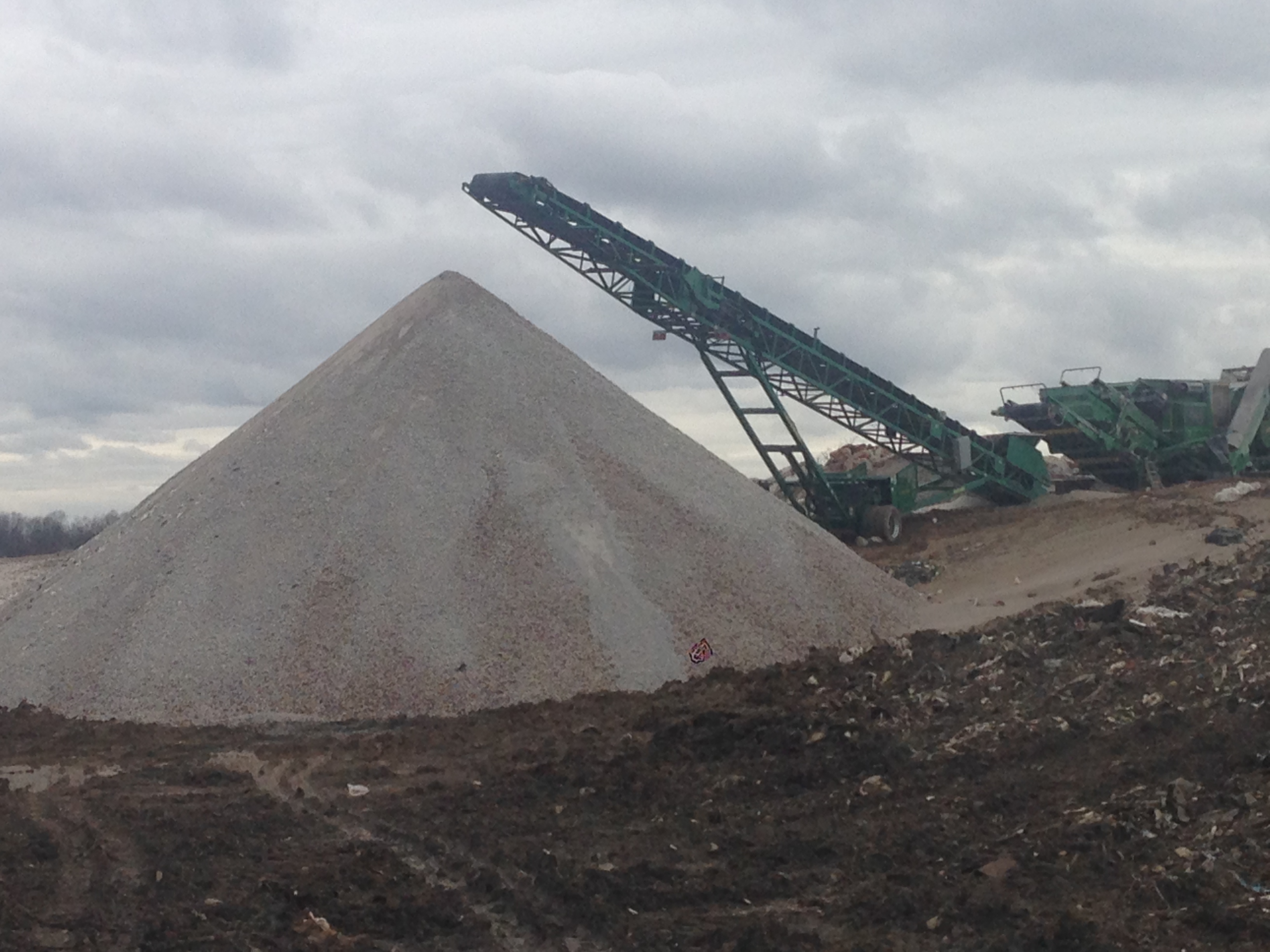 Crushing Concrete to ABC material