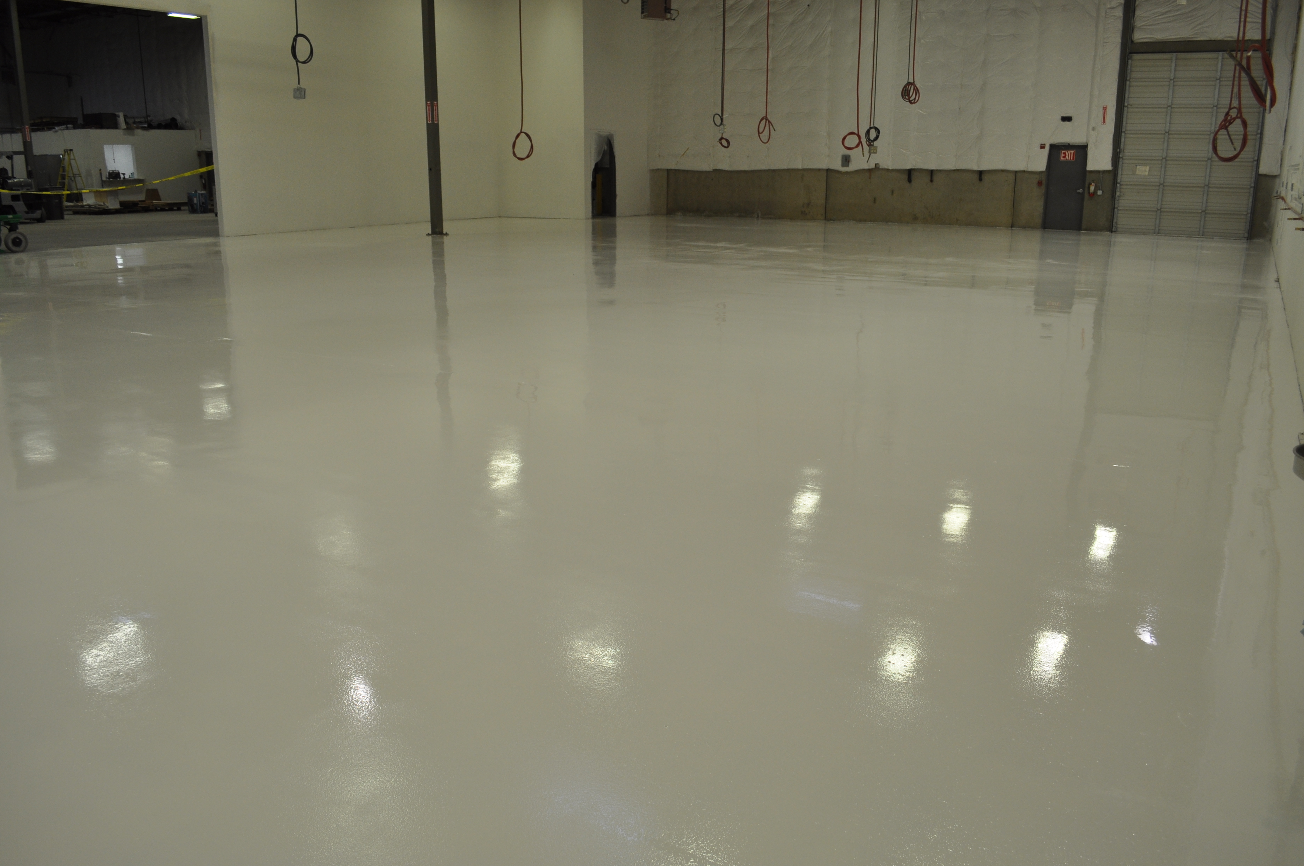 White Epoxy Floor