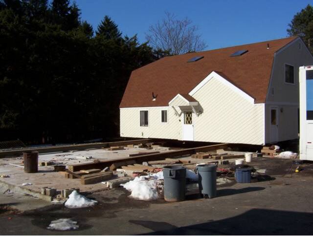 House Moved on Rails