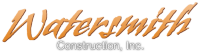 Logo of Watersmith Construction, Inc. 