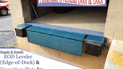 New Edge-of-Dock Leveler + Transition Plate