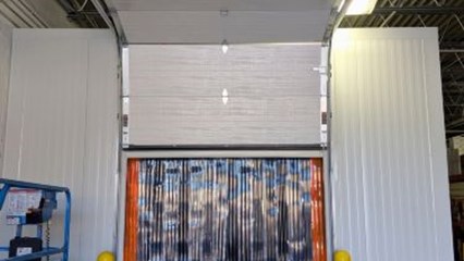 New Sectional Door + Strip Curtain @ Pennock Flowers