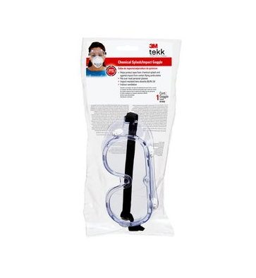 3M Chemical Splash/Impact Goggle 91252-80025T
