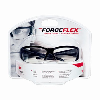 3M Forceflex Flexible Safety Eyewear 92232-80025