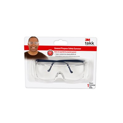 3M General Purpose Safety Eyewear 90780-00000T, Black frame
