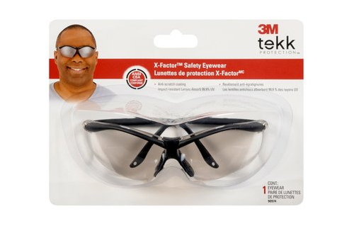 3M Sports-inspired Safety Eyewear 90974-80025T, Black frame