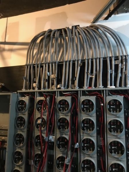 Meter Stack for 12 story apartment building 