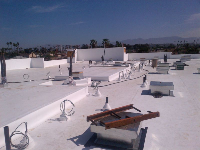 Energy Efficient Roofing System Improving the Performance of a Building.