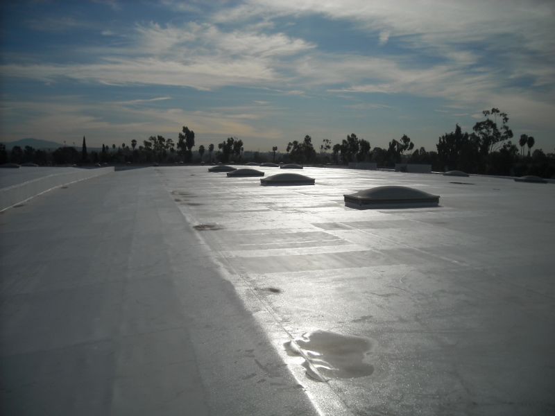Cool Roofing System Reducing Internal Temperatures.
