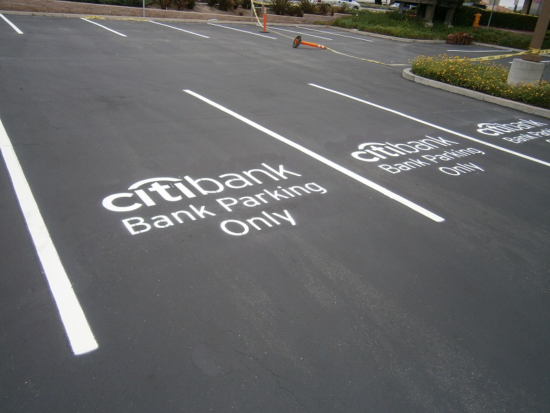 Citibank Custom made stencil