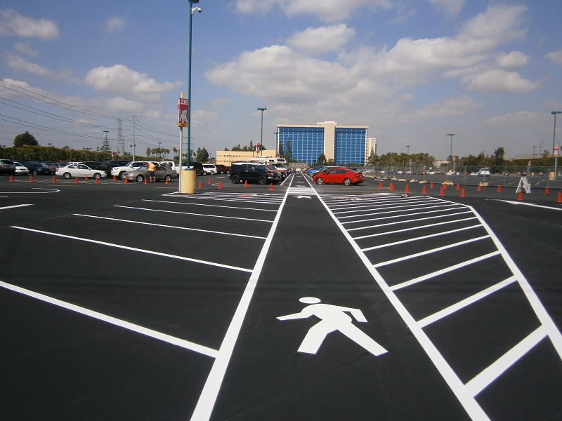 Crosswalk Disneyland Parking Lot 3